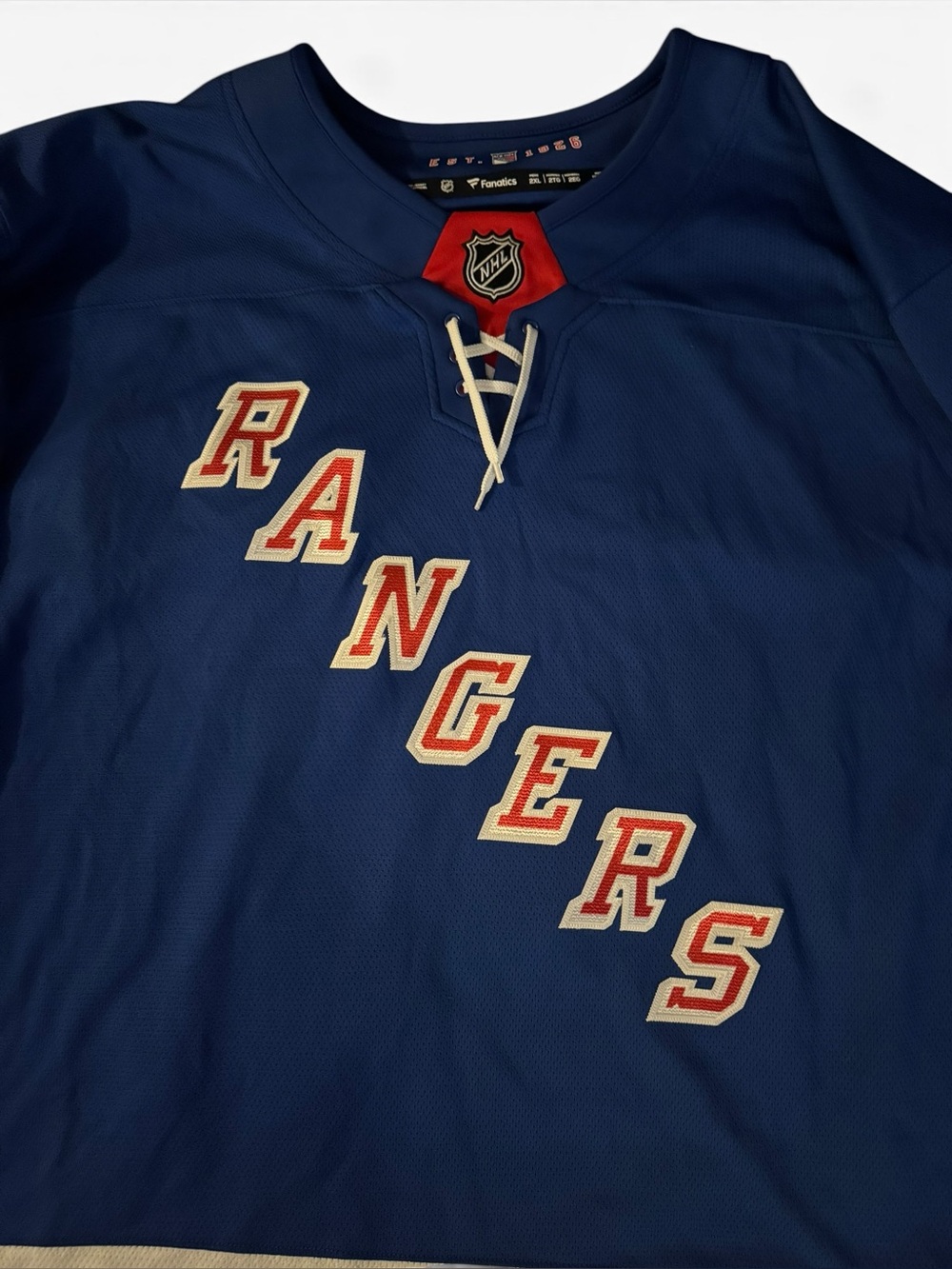 New York Rangers Igor Shesterkin #31 Fanatics Jersey XXL Like New - Picture 6 of 14